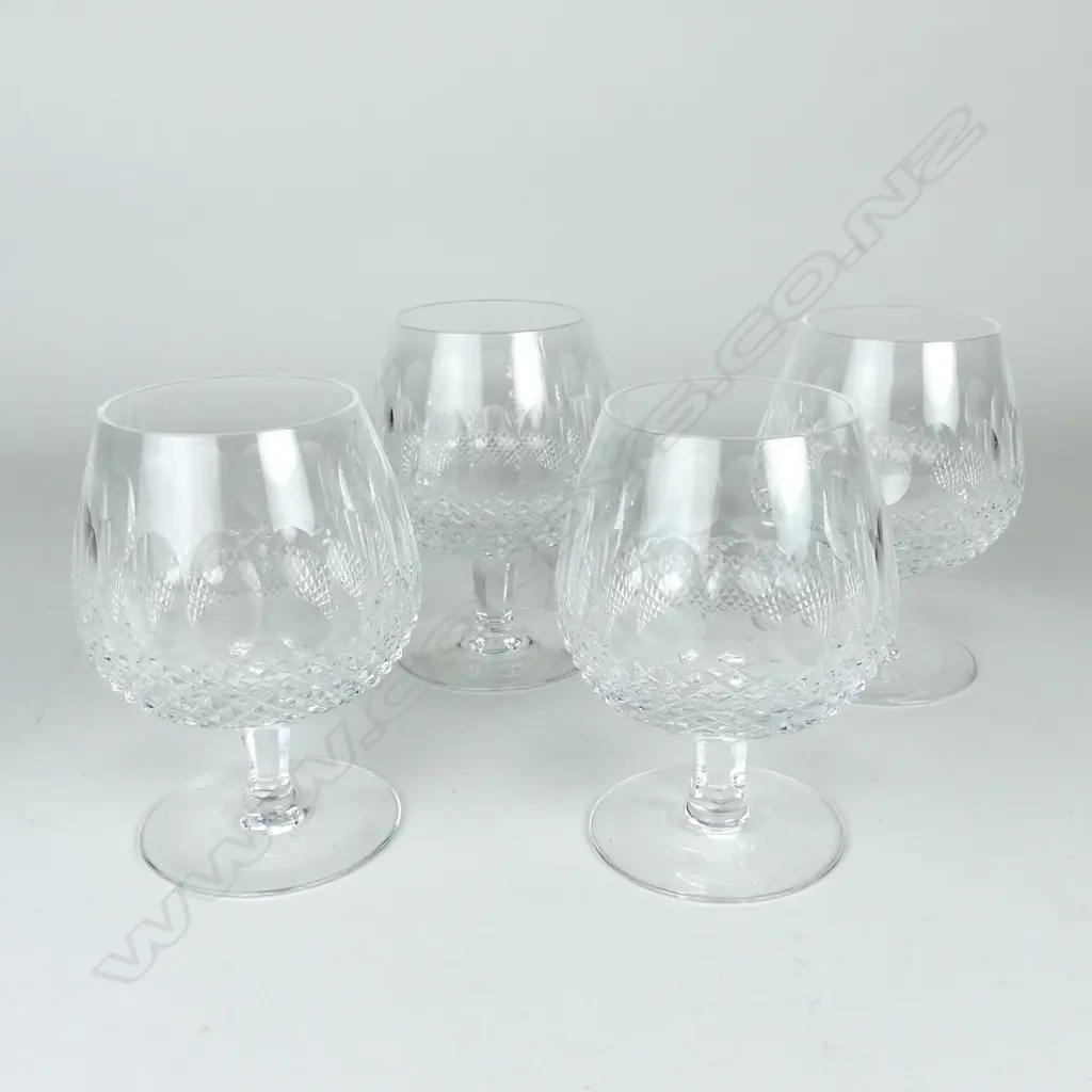 Four Waterford brandy balloons Image 1++