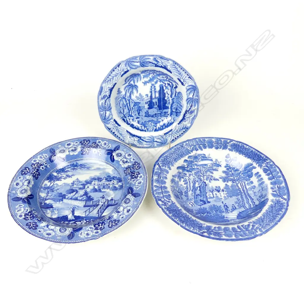 Three 19thC dishes Image 1++