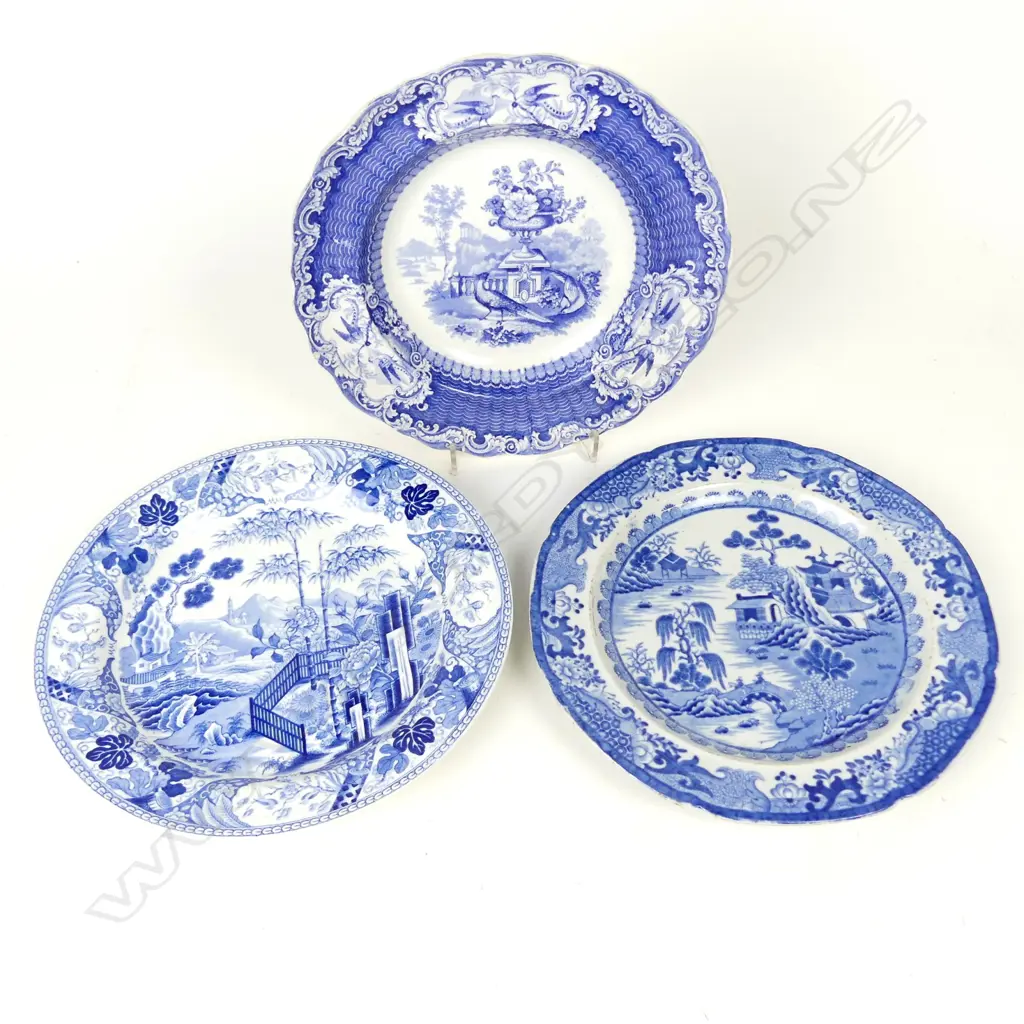 Three 19thC dishes Image 1++
