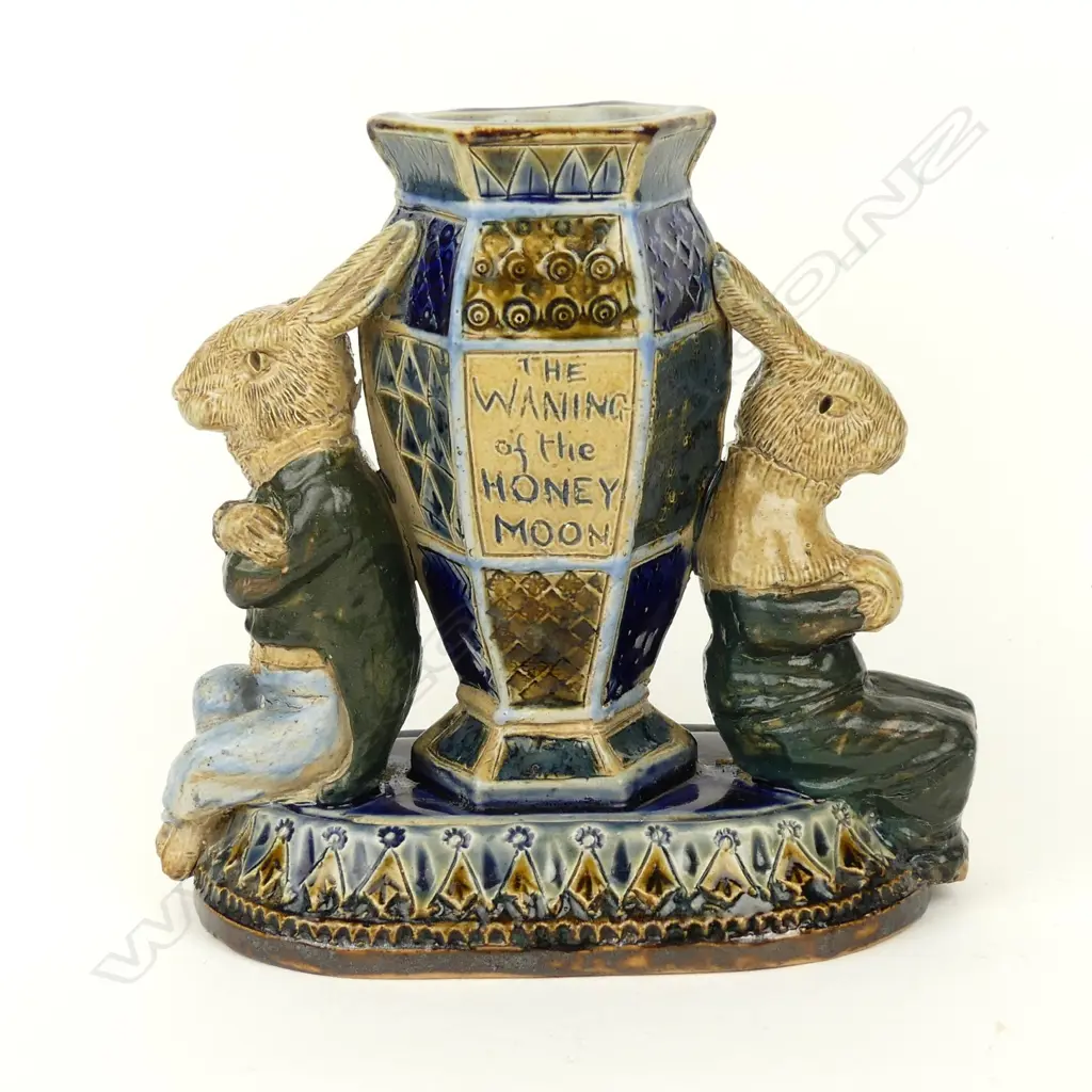 A late Victorian Doulton Lambeth figure group Image 1++