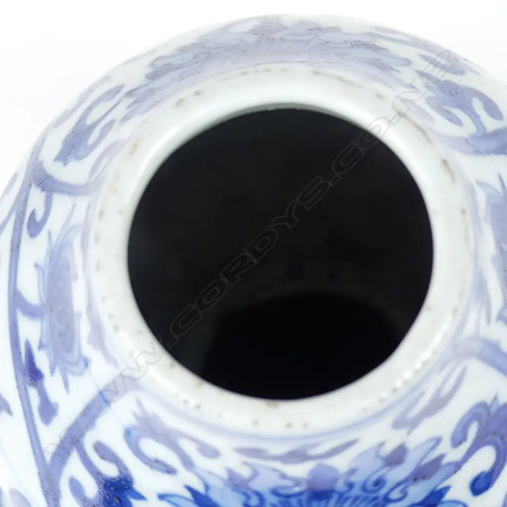 A Chinese blue and white double gourd vase Image 1++