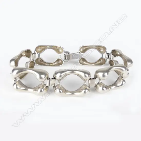 A retro silver bracelet