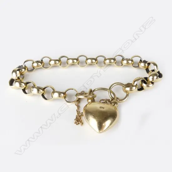 A 9ct gold chain bracelet