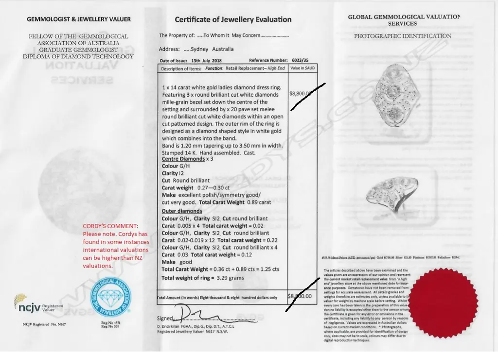 A 14ct white gold and diamond Art Deco style ring Image 1++