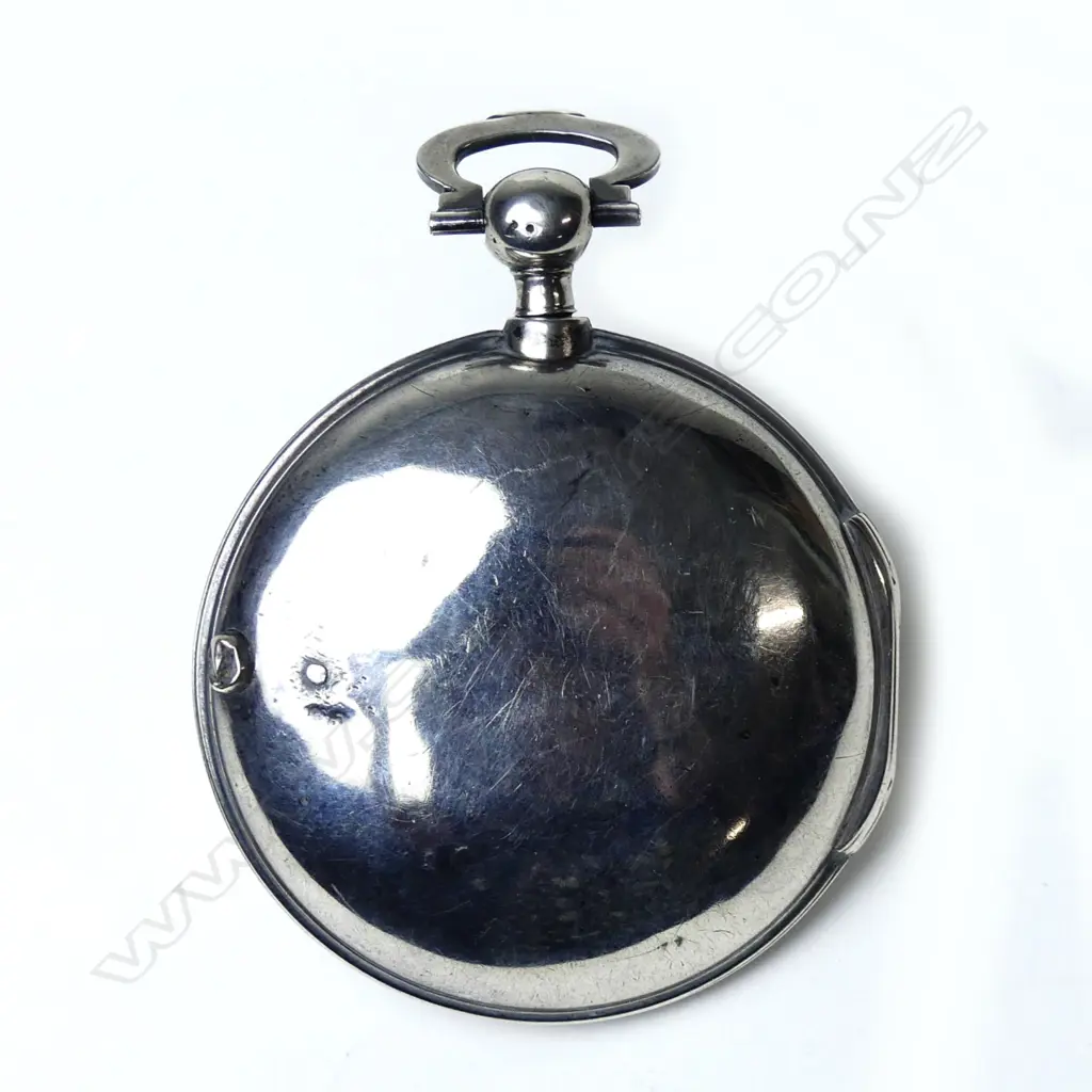 A George III silver pair cased pocket watch by John Jones of Dublin Image 1++