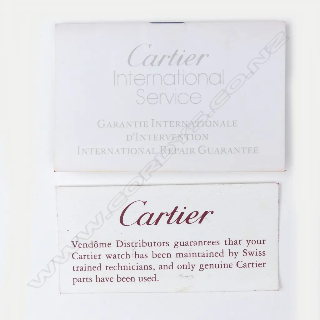 A Must de Cartier vermeil tank wristwatch Image 1++