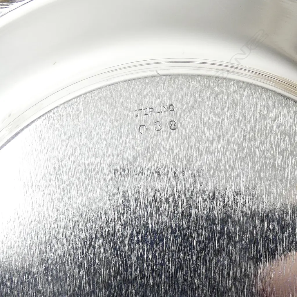 A set of ten American silver table plates Image 1++