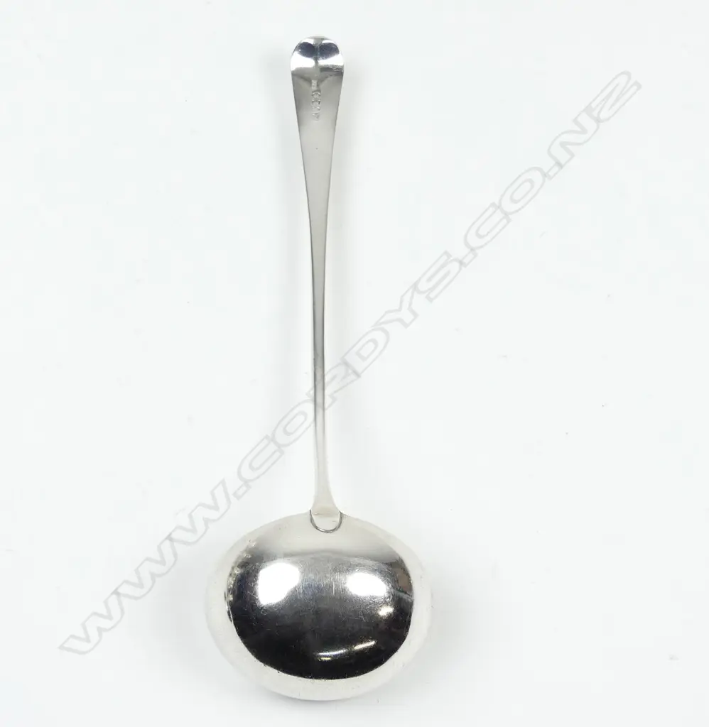 A George III silver Old English soup ladle Image 1++