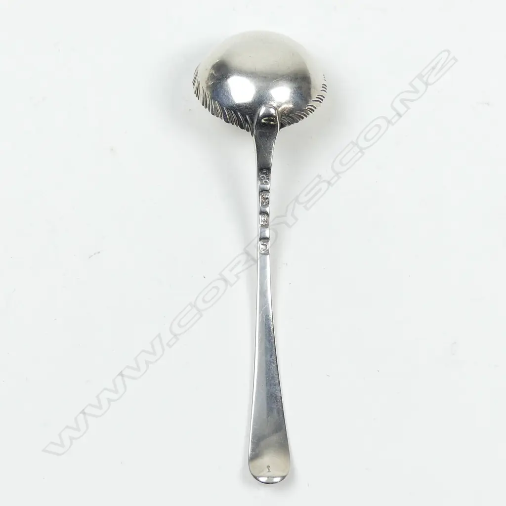 An early George III bottom marked sauce ladle Image 1++