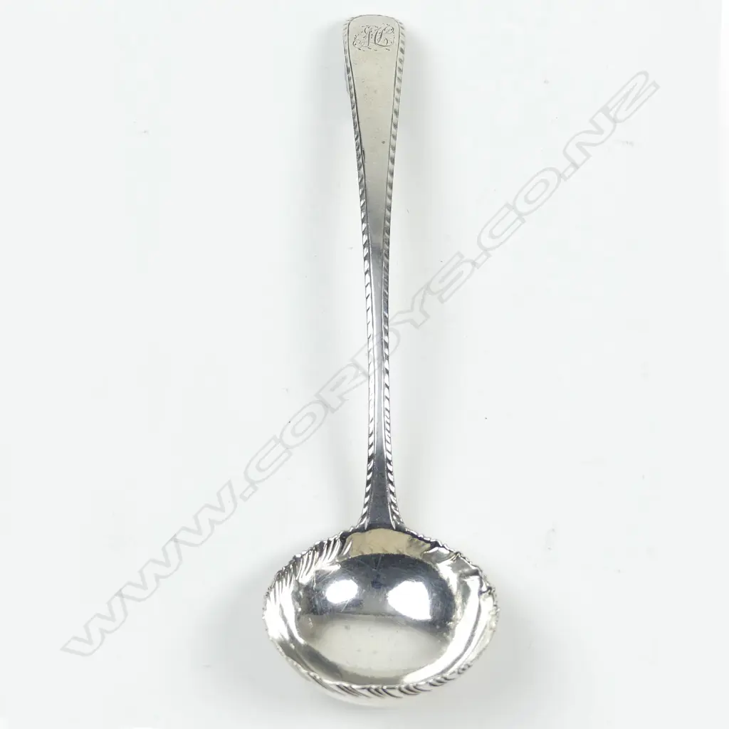 An early George III bottom marked sauce ladle Image 1++