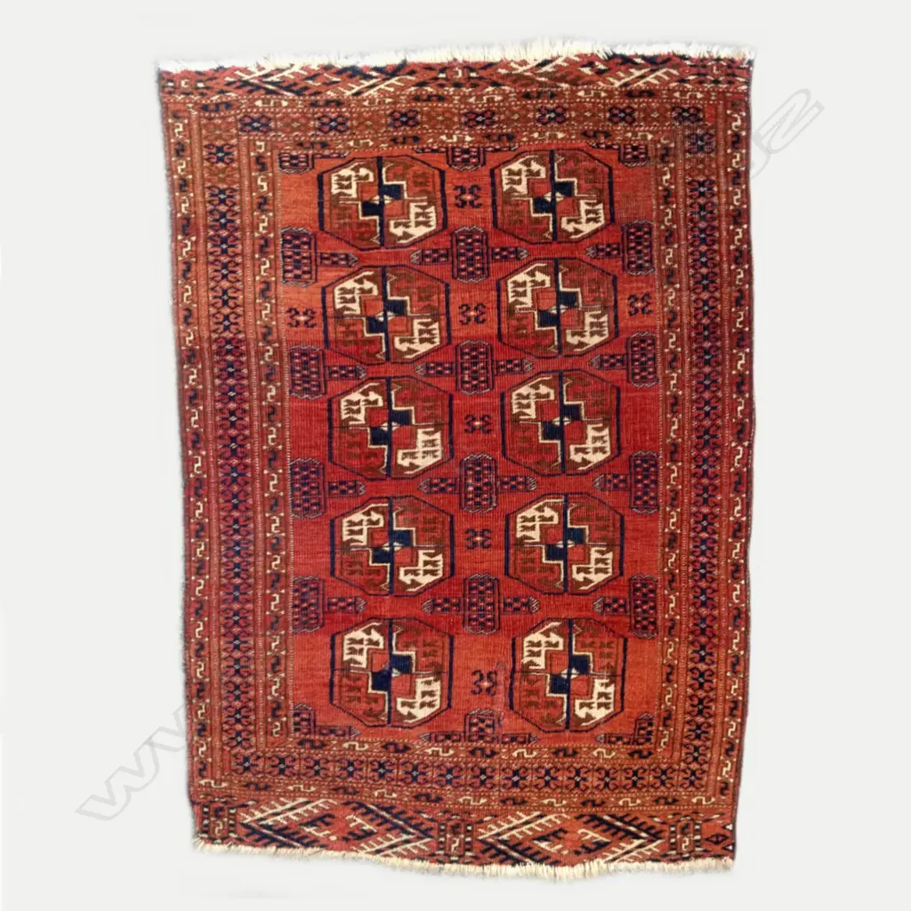 An old Turkoman Yamut rug Image 1++