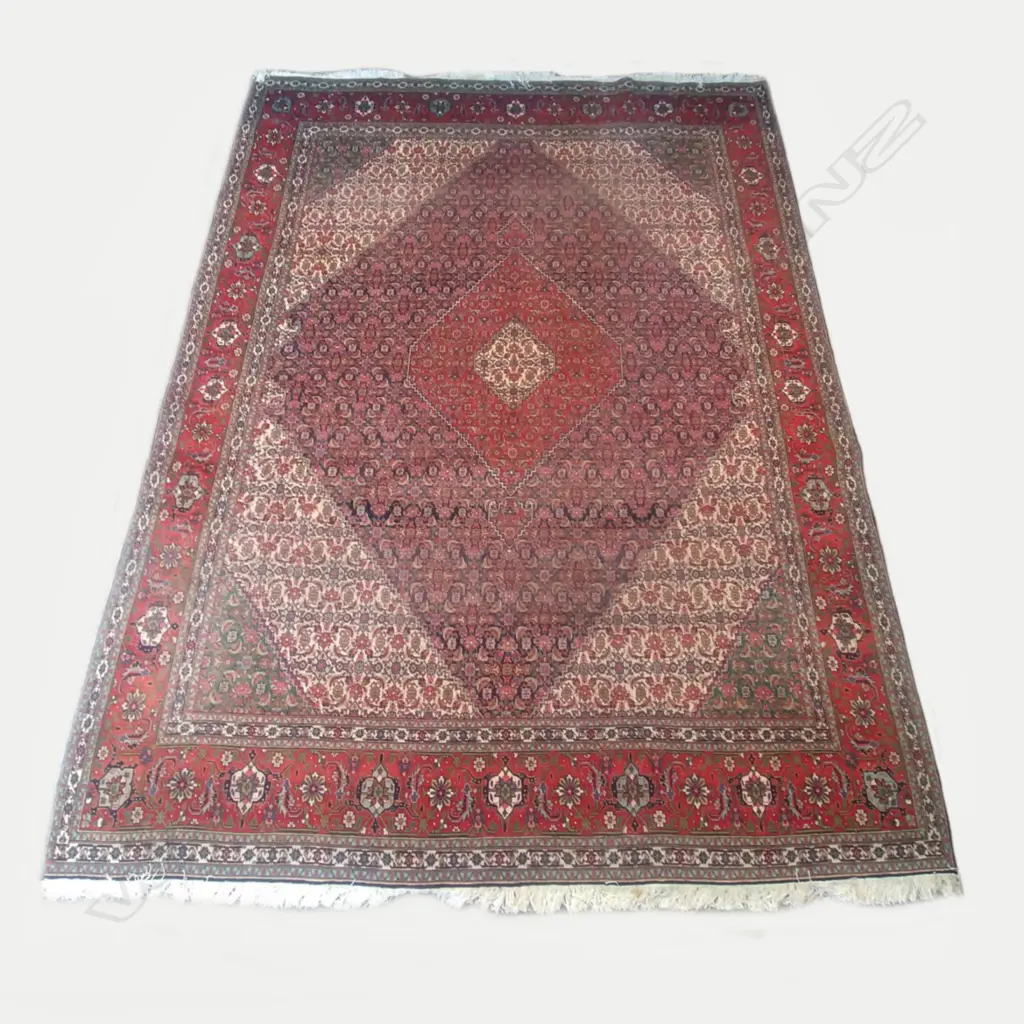 A good old large hand knotted Tabriz carpet Image 1++