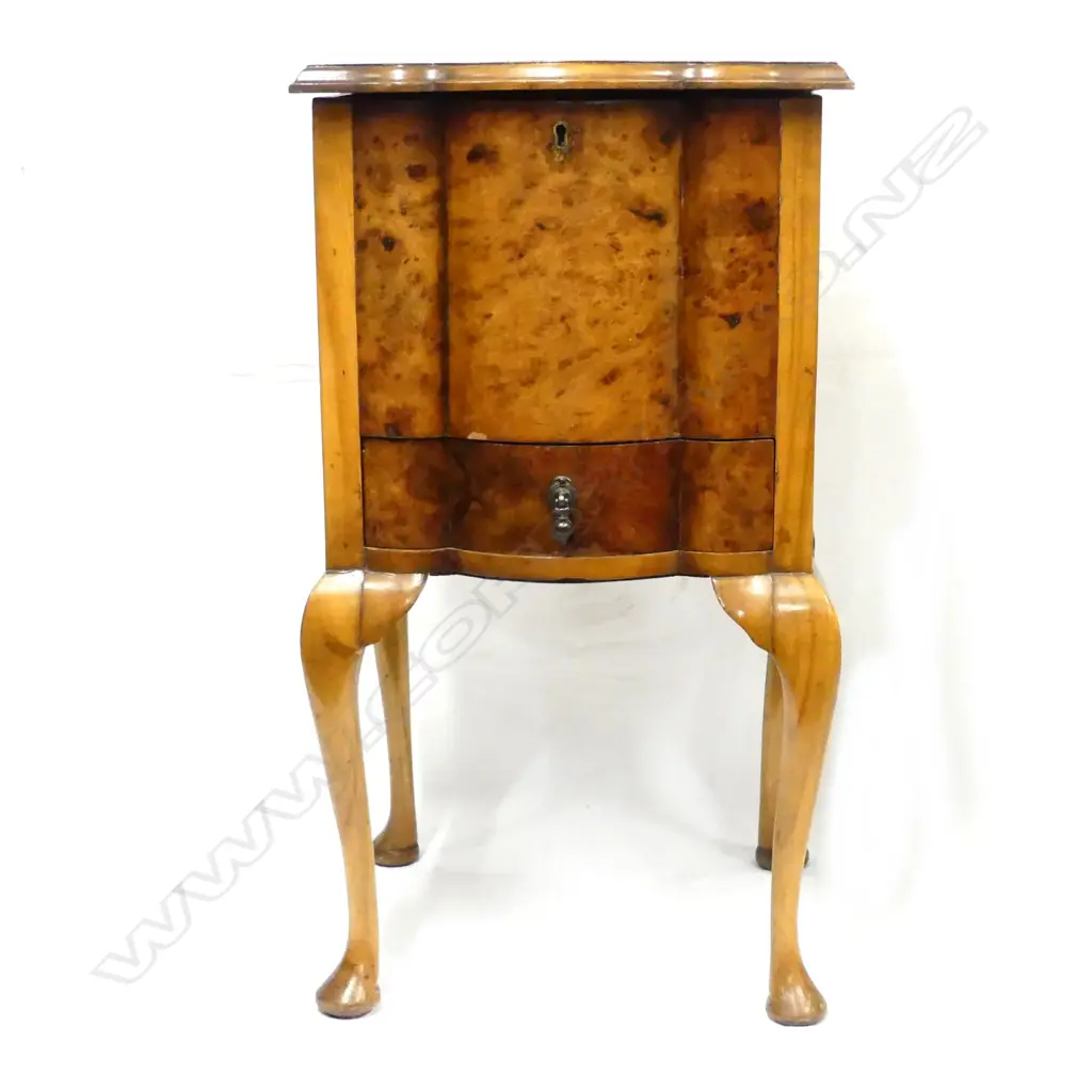 A walnut sewing cabinet Image 1++