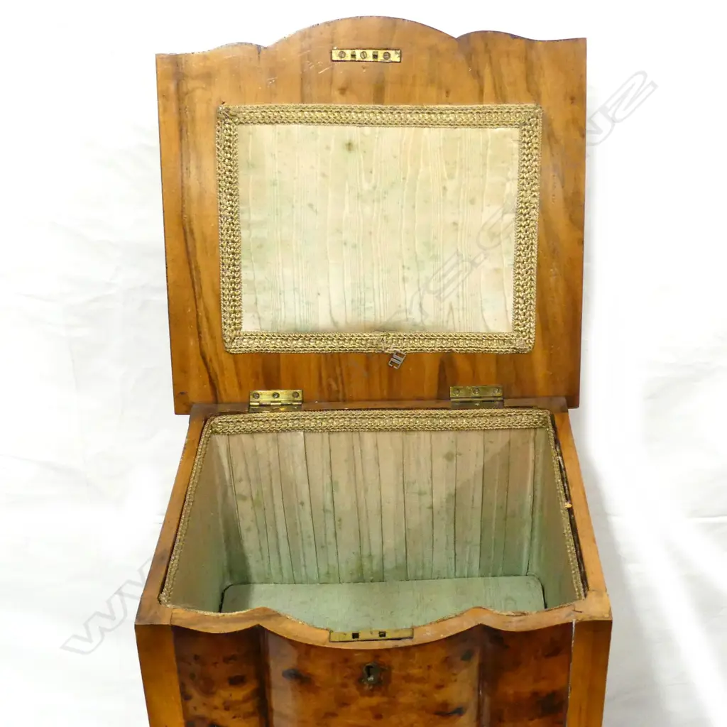 A walnut sewing cabinet Image 1++