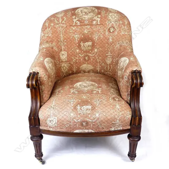 A Victorian armchair