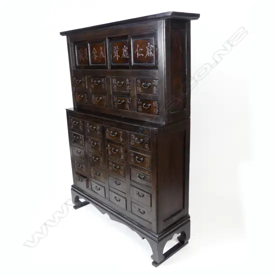 A Korean apothecary cabinet