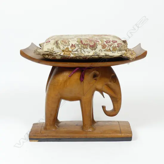 A vintage tribal stool