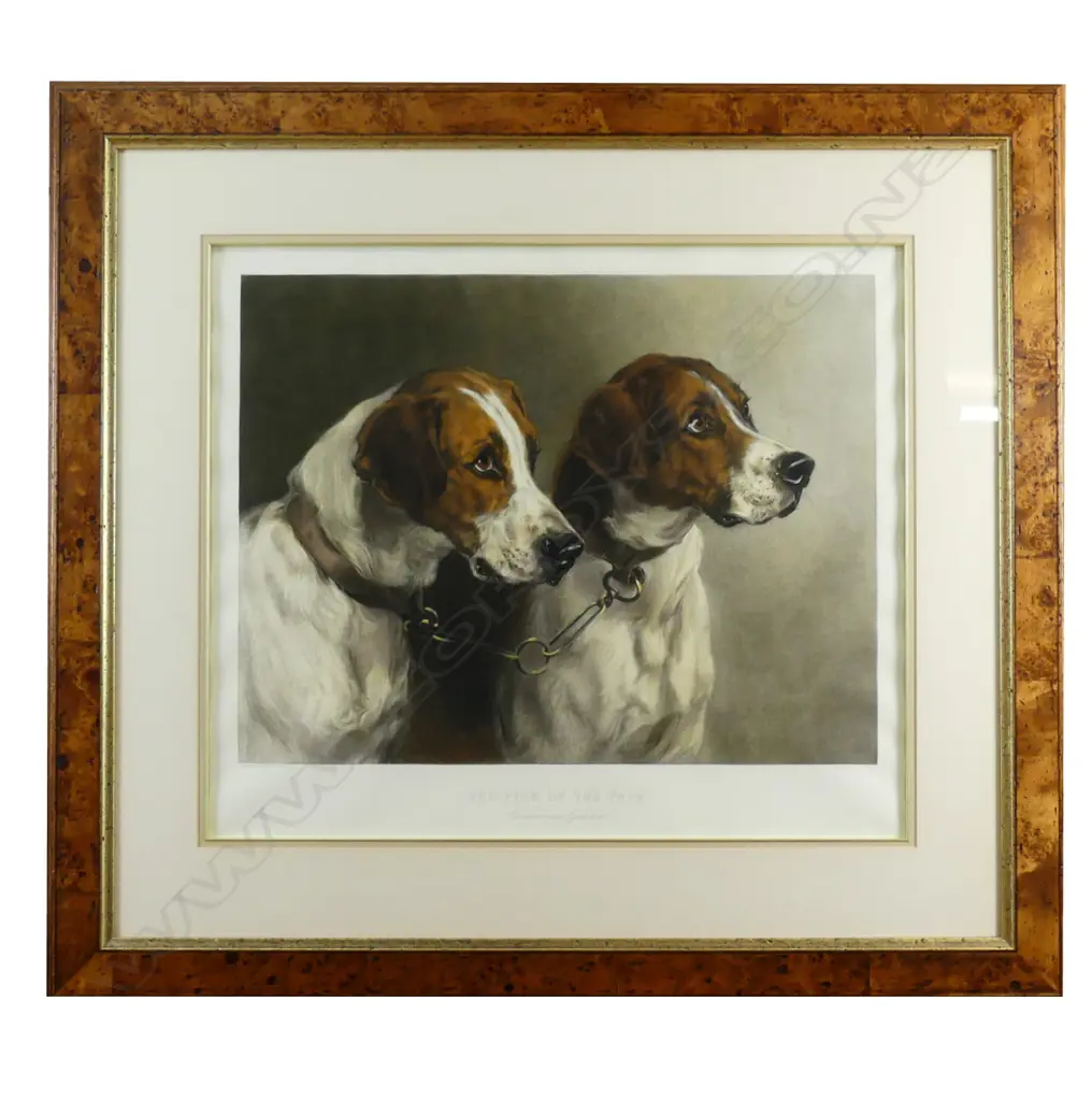 A large dog print 'Pick of the Pack' (the hounds Stormer and Grasper) Image 1++