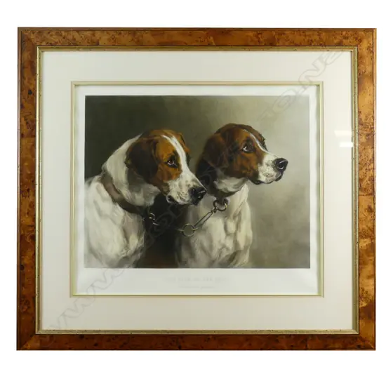 A large dog print 'Pick of the Pack' (the hounds Stormer and Grasper)