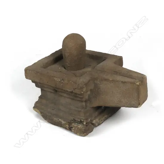 An Indian stone Hindu altar