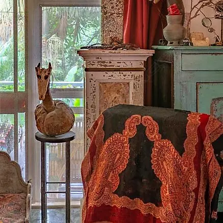 A tall colonial style plinth cupboard Image 1++