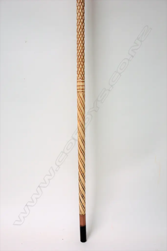 A whalebone walking stick Image 1++