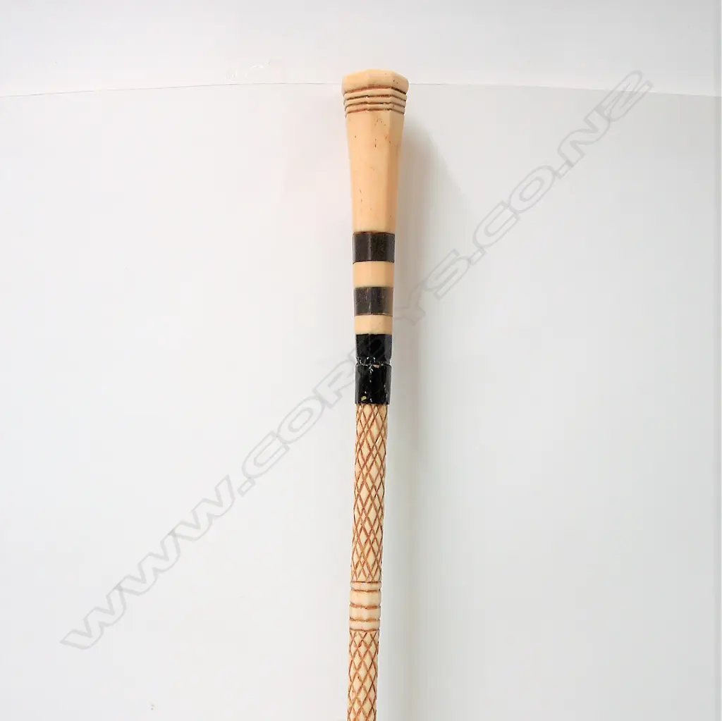 A whalebone walking stick Image 1++