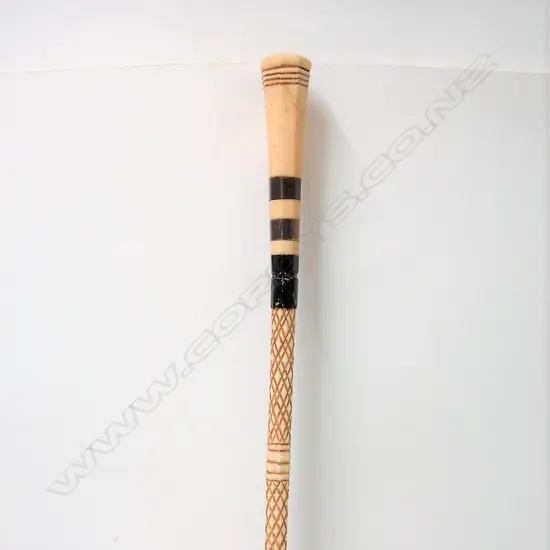 A whalebone walking stick