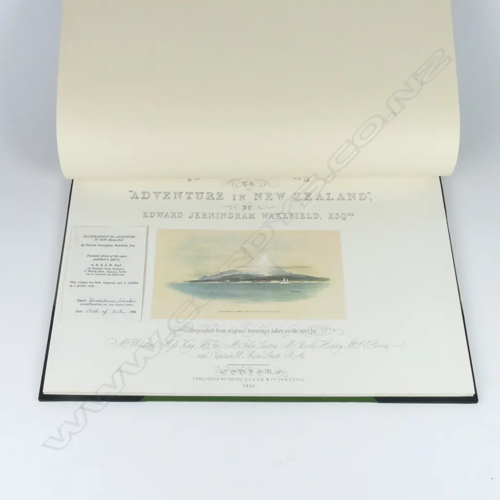 'Illustrations to Adventure in New Zealand' - Edw. Jerningham Wakefield Image 1++
