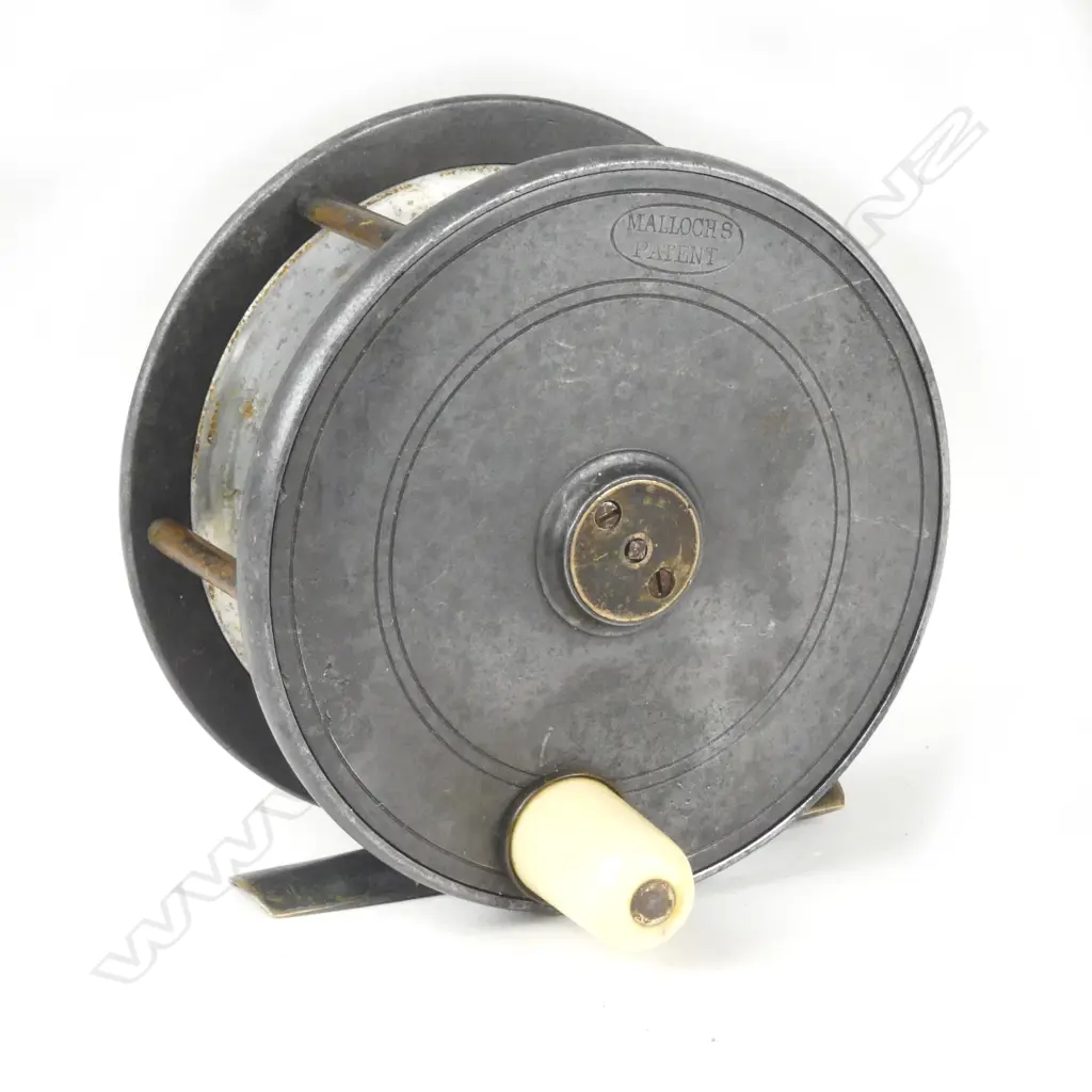 A Malloch 4¼’ salmon fly reel Image 1++