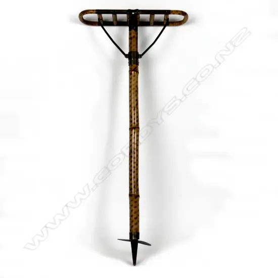A c.1880 French bamboo shooting stick