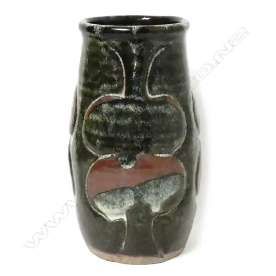 Jim Greig sculpted pottery vase