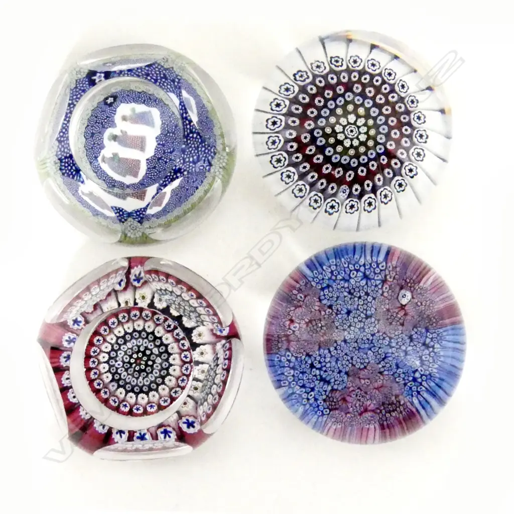 Four Whitefriars paperweights Image 1++