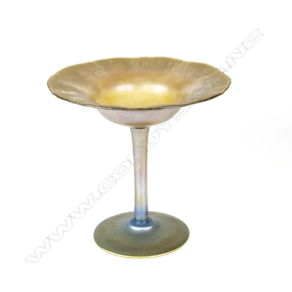 A Tiffany Favrile small tazza Image 1++