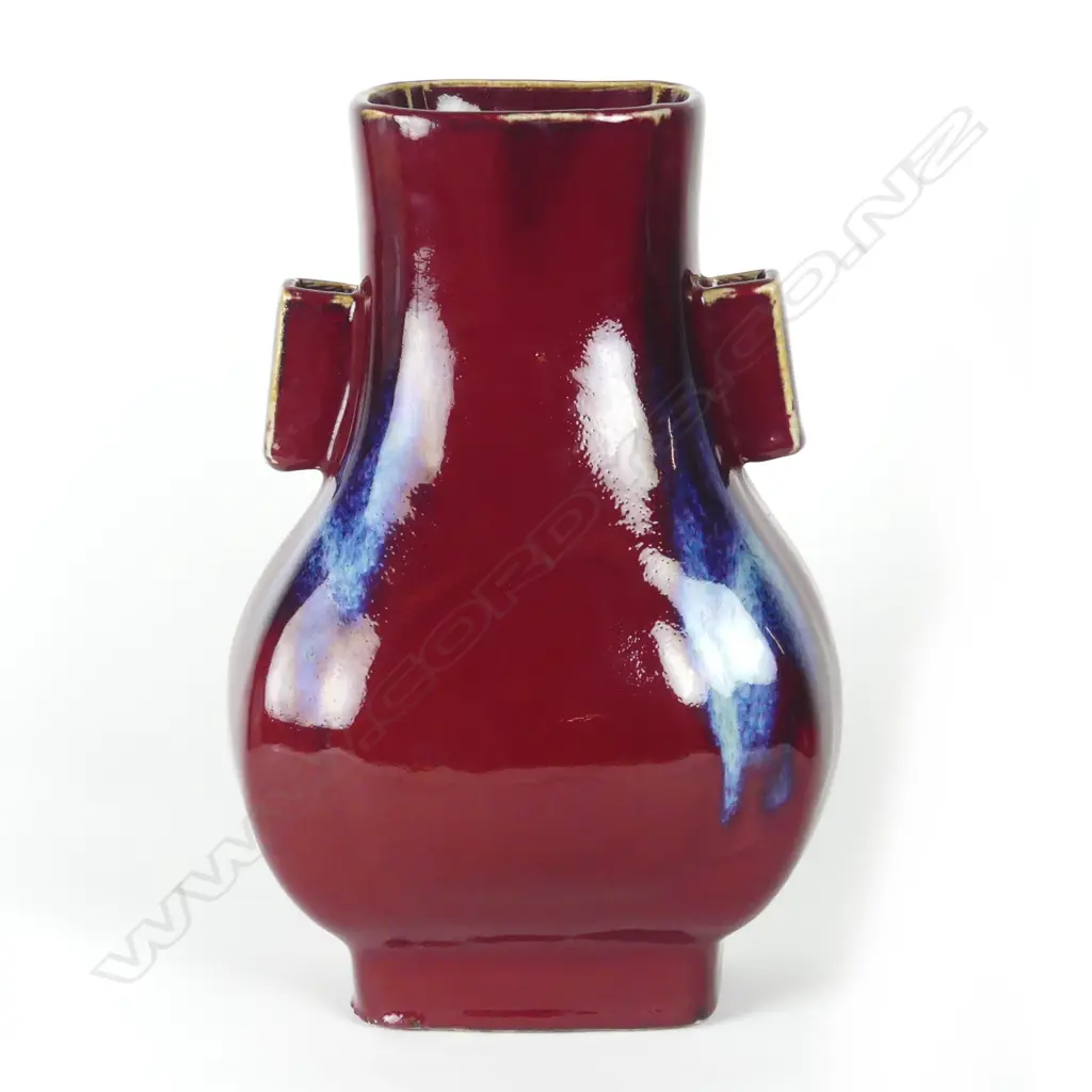 A large Chinese flambé vase Image 1++