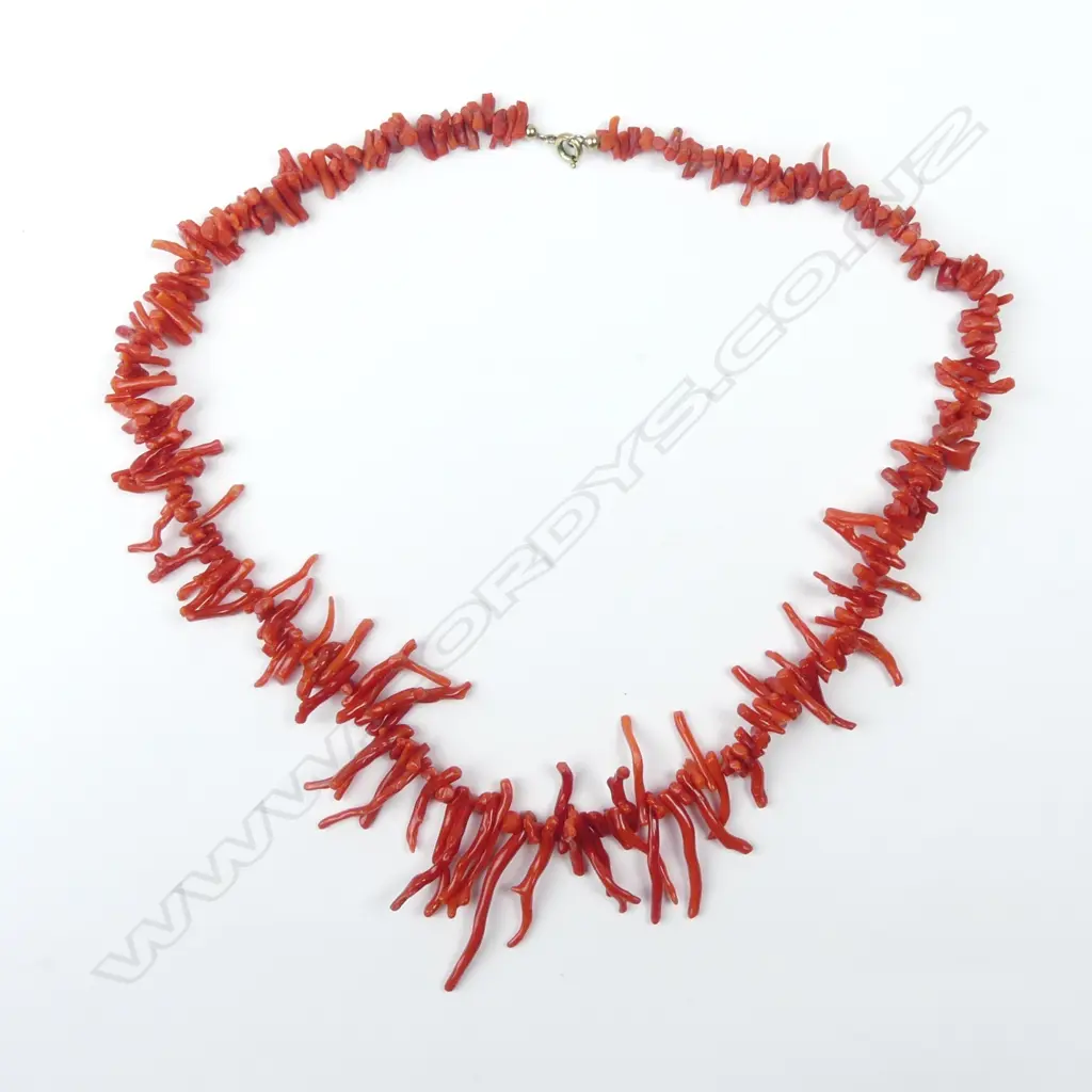 A vintage coral necklace Image 1++