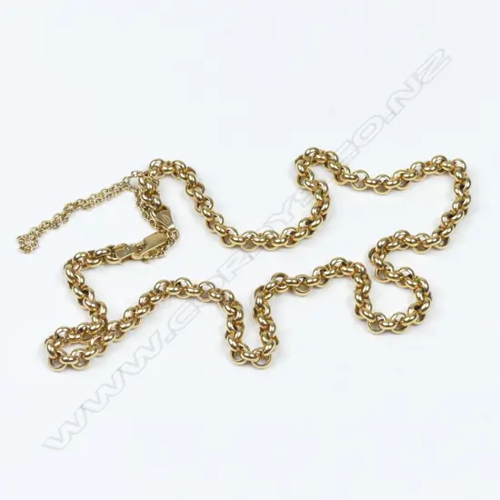 A 9ct. gold chain necklace