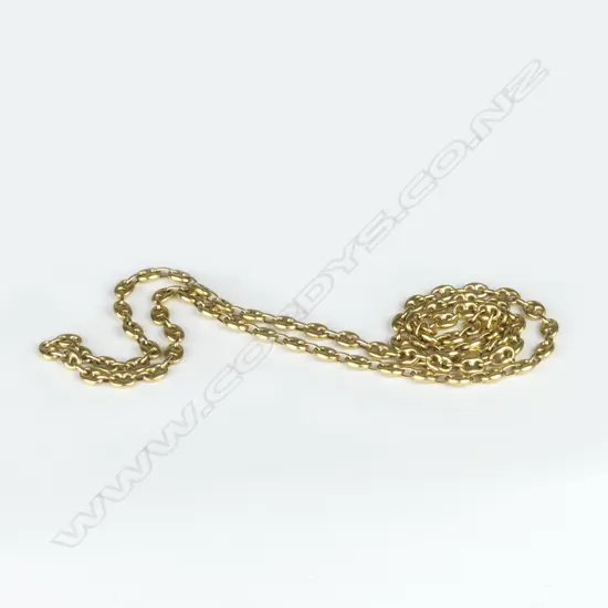 An 18ct. gold chain necklace