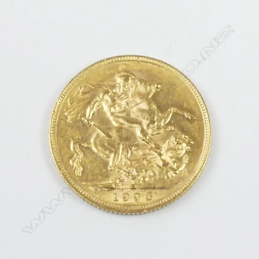 A 1906 gold sovereign Image 1++