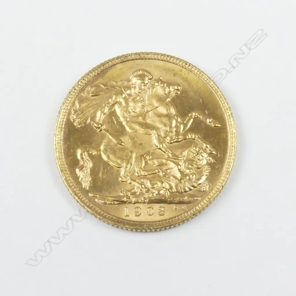 A 1903 gold sovereign Image 1++