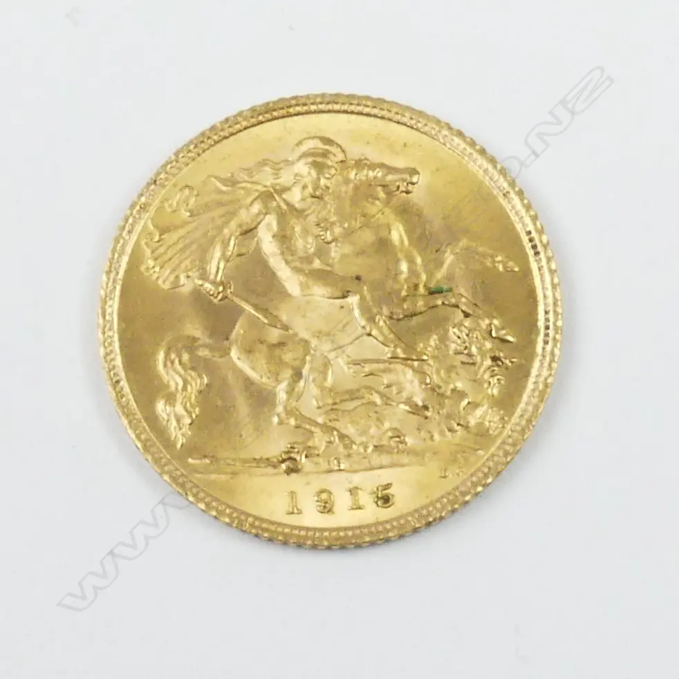 A 1915 half-sovereign Image 1++