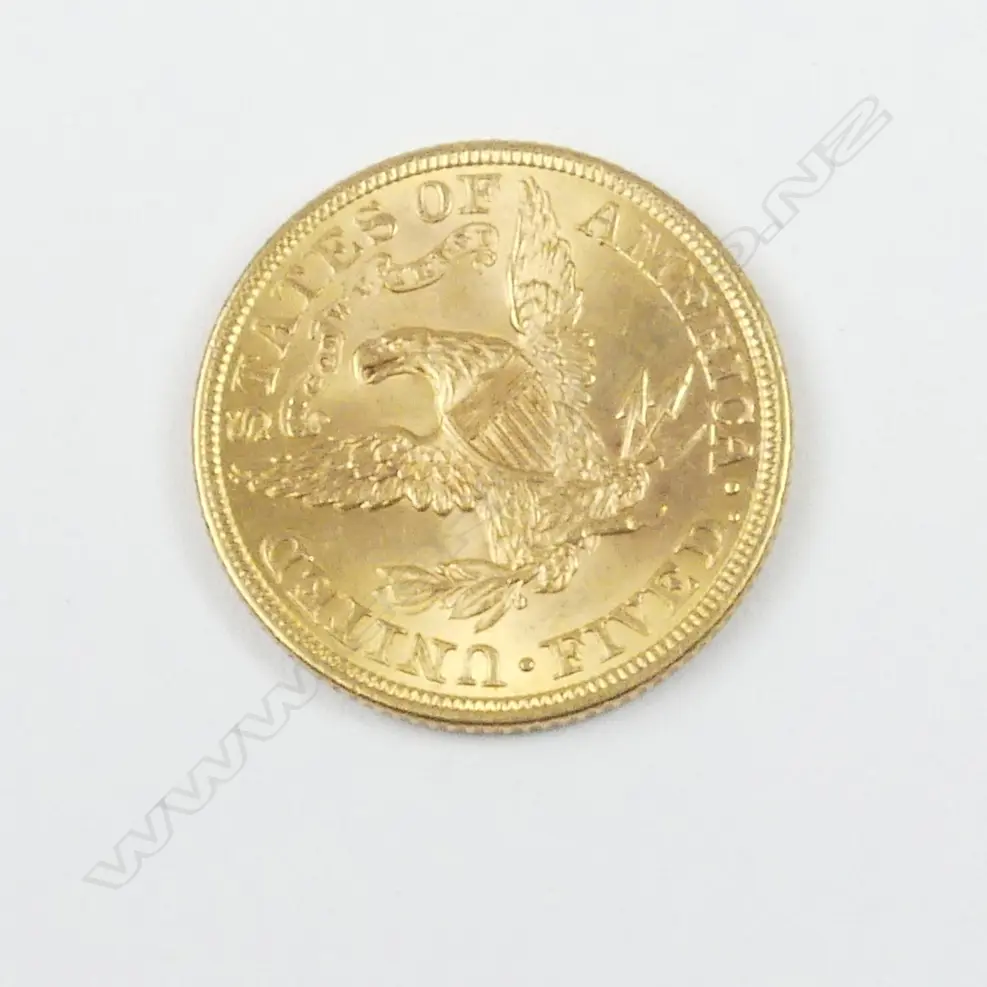 USA 1900 $5 GOLD COIN Image 1++