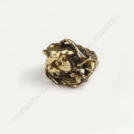 A 14ct gold Art Nouveau ring