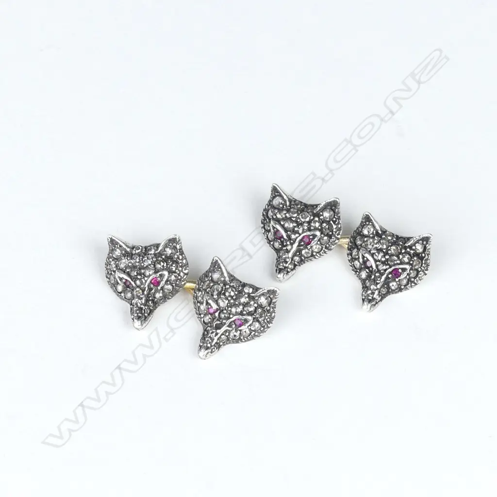 A pair of Edwardian gold Image 1++