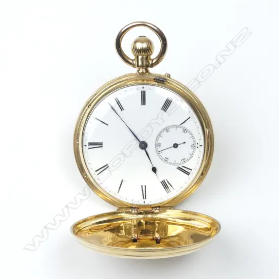 An 18ct. yellow gold gent's Chaplin & Sons of London full hunter pocket watch