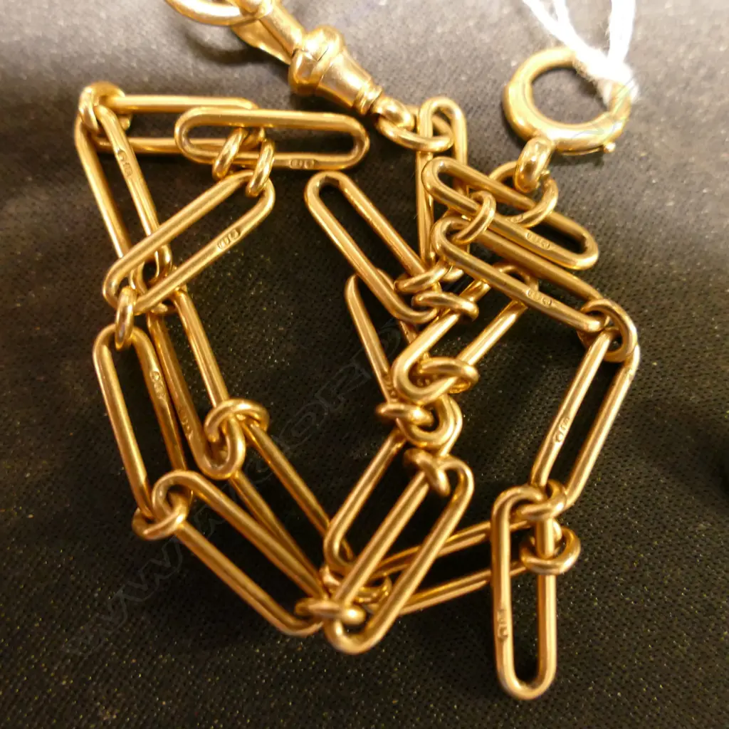 An early 20thC E. Dent & Co. 18ct. yellow gold half-hunter pocket watch Image 1++