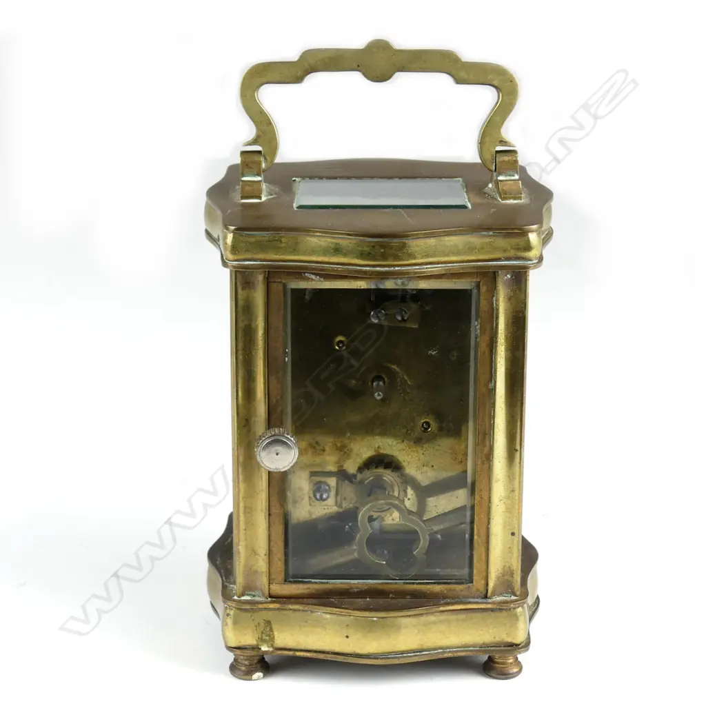 A French brass carriage clock Image 1++