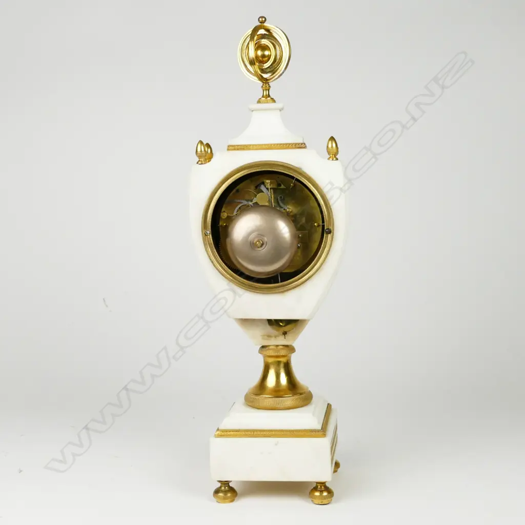 A French Empire marble vase shaped clock Image 1++