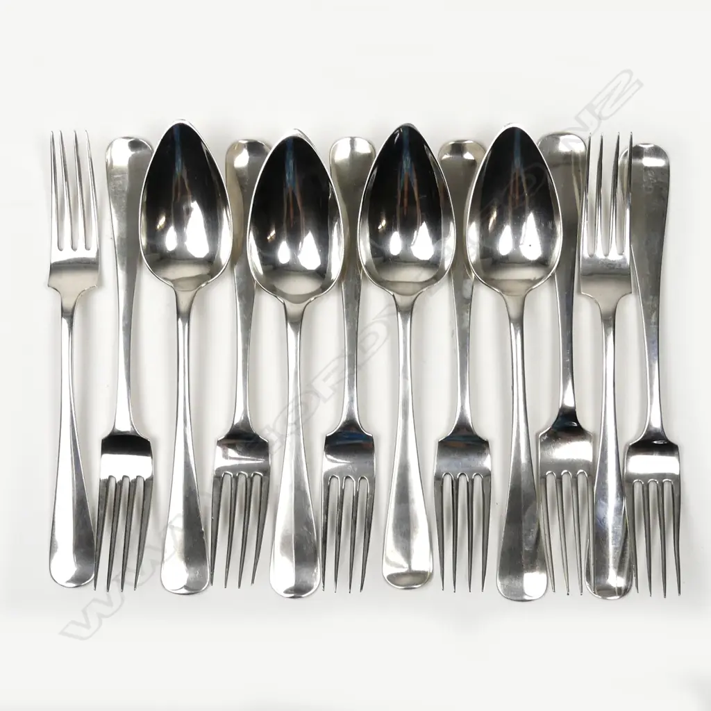 12 pieces of Netherlands .833 silver cutlery Image 1++