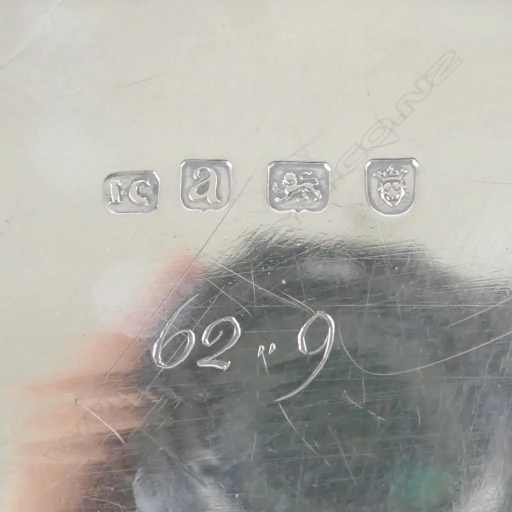 A pair of George III silver trays Image 1++